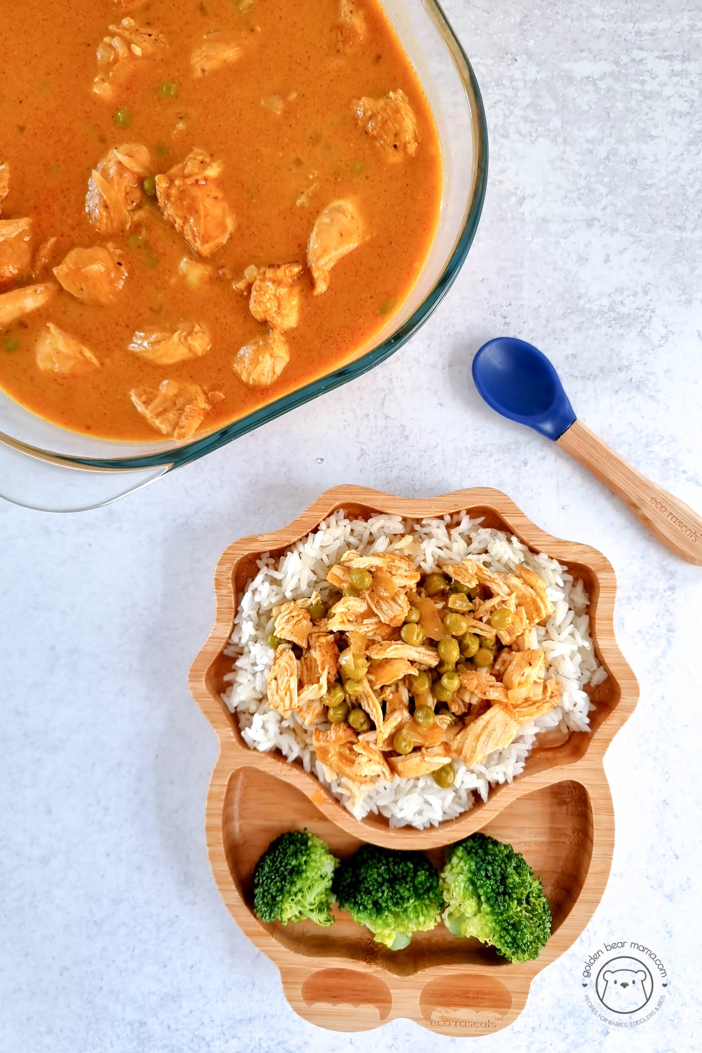 BabyFriendly Chicken Curry Golden Bear Mama