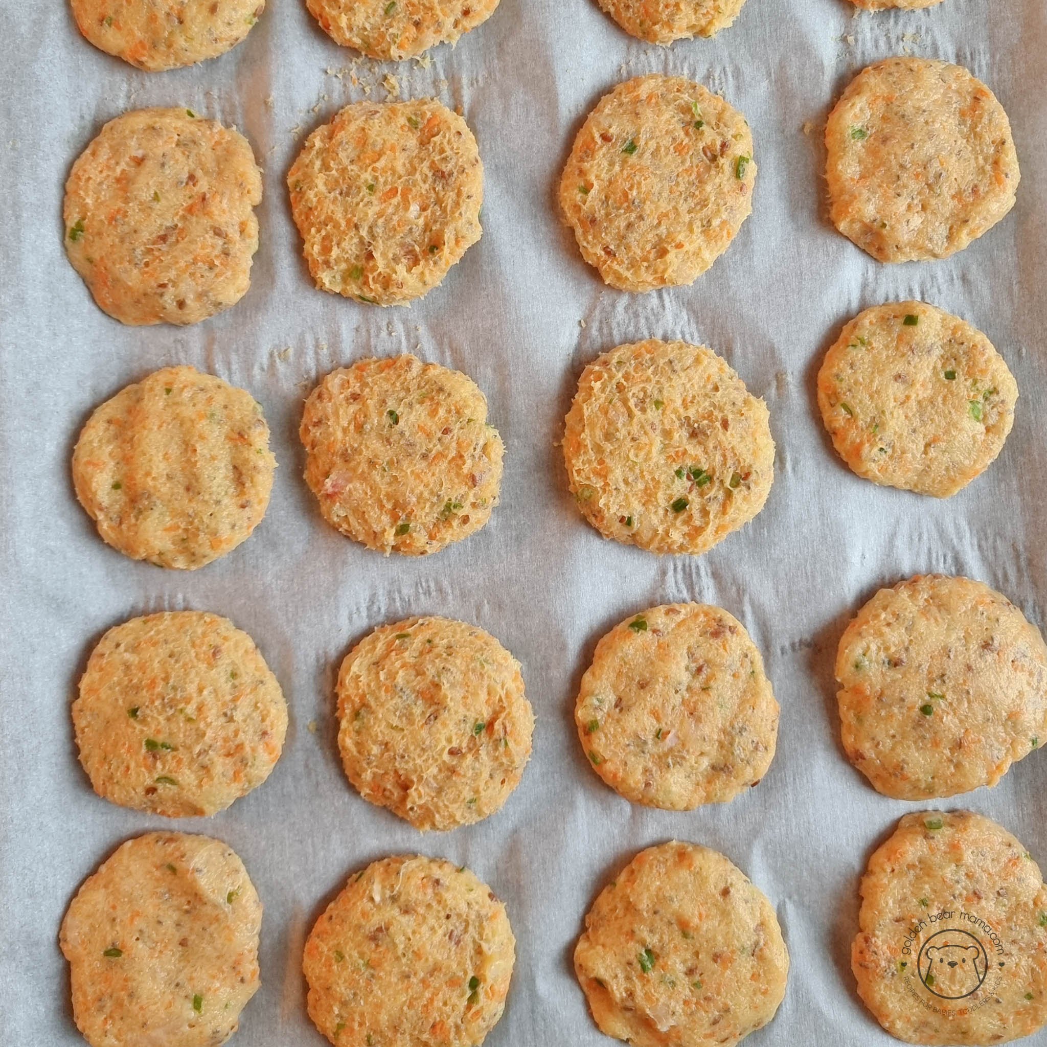 Easy Chicken Patties for Babies (with Veggie) Golden Bear Mama