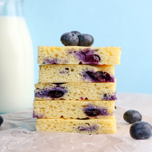 blueberry pancake stack